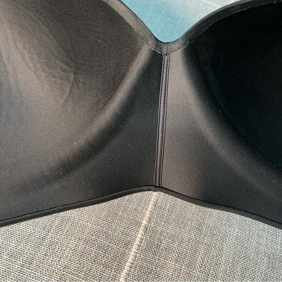 Cacique 40H Bra Lightly Lined T Shirt Bra No Wire Black Wireless Lane Bryant - Picture 12 of 12